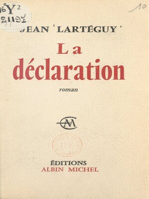 cover image of La déclaration